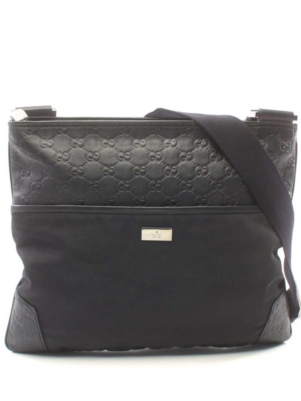 Gucci Leather and Nylon crossbody bag